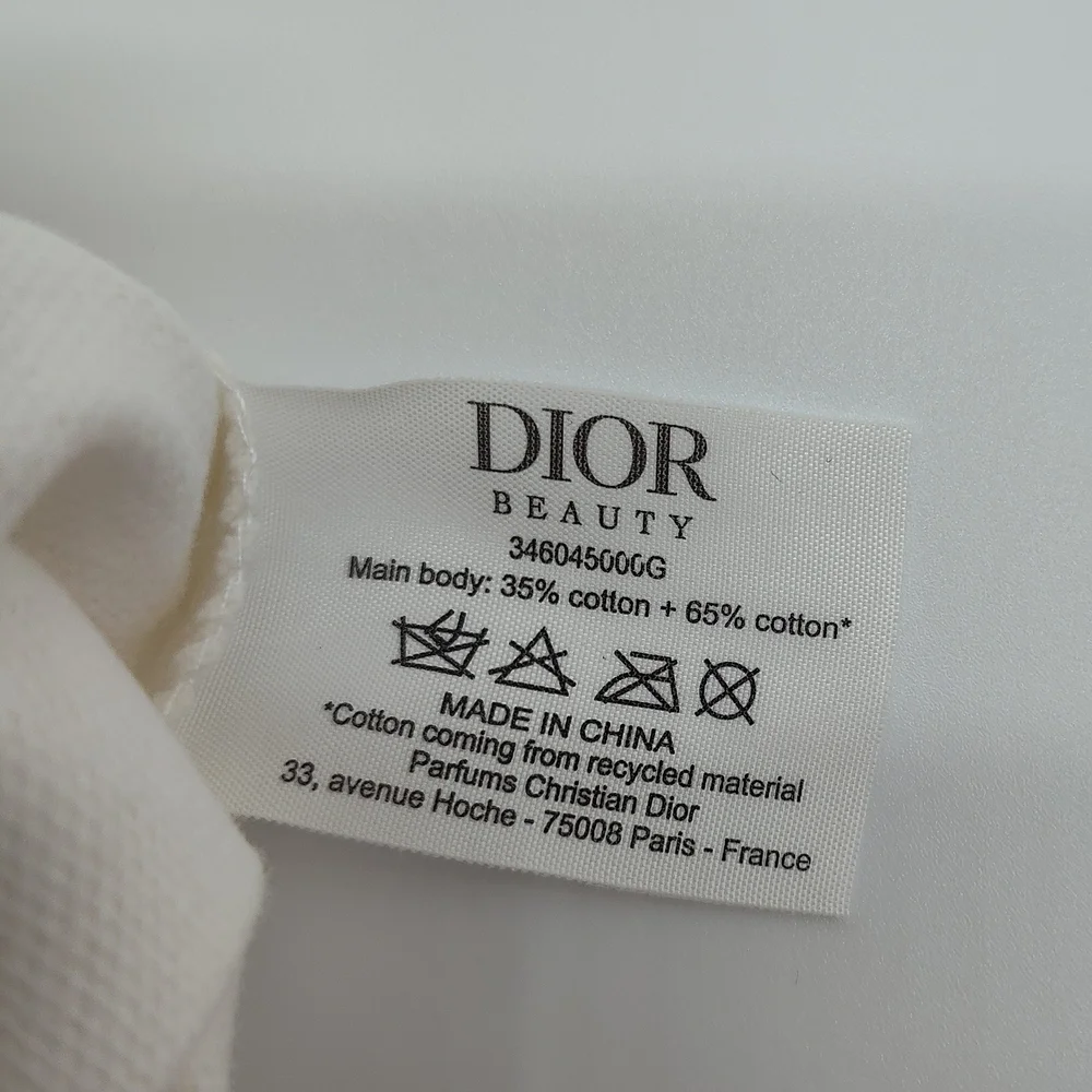 DIOR Dust Bag Set 6pc Cotton Drawstring Pouch Small Large Gift Packaging NWOT